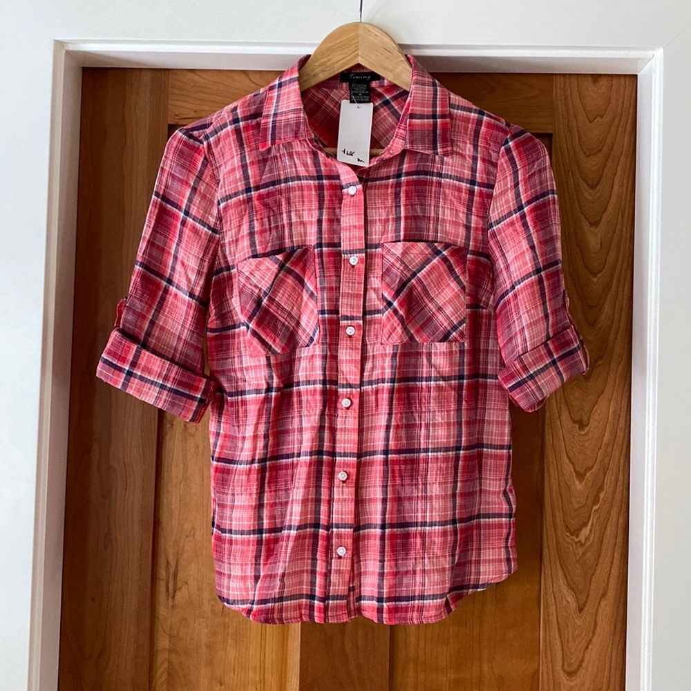 Plaid Top